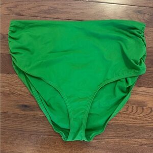 Anne Cole Vibrant Green Women's Bikini Bottom high wasted